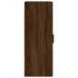 vidaXL Mobile a Parete Rovere Marrone 34,5x34x90 cm