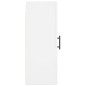 vidaXL Mobile a Parete Bianco 34,5x34x90 cm