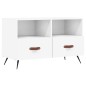 vidaXL Mobile Porta TV Bianco 80x36x50 cm in Legno Multistrato vidaXL Mobile Porta TV Bianco 80x36x50 cm in Legno Multistrato