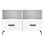 vidaXL Mobile Porta TV Bianco 80x36x50 cm in Legno Multistrato vidaXL Mobile Porta TV Bianco 80x36x50 cm in Legno Multistrato