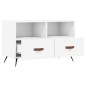 vidaXL Mobile Porta TV Bianco 80x36x50 cm in Legno Multistrato vidaXL Mobile Porta TV Bianco 80x36x50 cm in Legno Multistrato