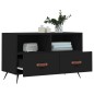 vidaXL Mobile Porta TV Nero 80x36x50 cm in Legno Multistrato vidaXL Mobile Porta TV Nero 80x36x50 cm in Legno Multistrato