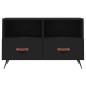 vidaXL Mobile Porta TV Nero 80x36x50 cm in Legno Multistrato vidaXL Mobile Porta TV Nero 80x36x50 cm in Legno Multistrato