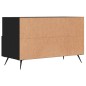 vidaXL Mobile Porta TV Nero 80x36x50 cm in Legno Multistrato vidaXL Mobile Porta TV Nero 80x36x50 cm in Legno Multistrato