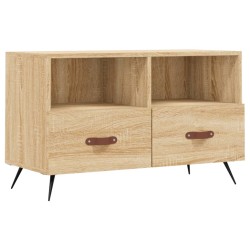 vidaXL Mobile per TV Rovere Sonoma 80x36x50 cm Legno Multistrato