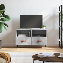 vidaXL Mobile per TV Grigio Cemento 80x36x50 cm Legno Multistrato