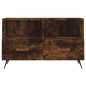 vidaXL Mobile Porta TV Rovere Fumo 80x36x50 cm in Legno Multistrato vidaXL Mobile Porta TV Rovere Fumo 80x36x50 cm in Legno Multistrato