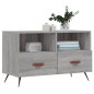 vidaXL Mobile Porta TV Grigio Sonoma 80x36x50 cm in Legno Multistrato vidaXL Mobile Porta TV Grigio Sonoma 80x36x50 cm in Legno Multistrato