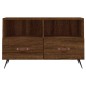 vidaXL Mobile Porta TV Rovere Marrone 80x36x50 cm in Legno Multistrato vidaXL Mobile Porta TV Rovere Marrone 80x36x50 cm in Legno Multistrato