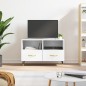 vidaXL Mobile Porta TV Bianco 80x36x50 cm in Legno Multistrato vidaXL Mobile Porta TV Bianco 80x36x50 cm in Legno Multistrato