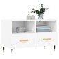 vidaXL Mobile Porta TV Bianco 80x36x50 cm in Legno Multistrato vidaXL Mobile Porta TV Bianco 80x36x50 cm in Legno Multistrato