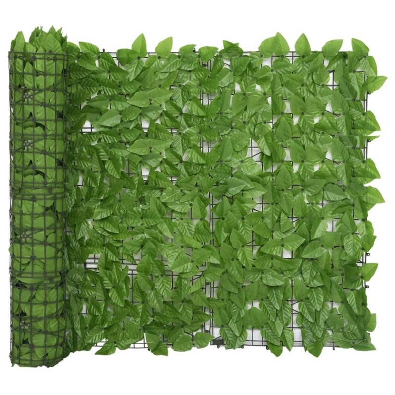 Paravento da Balcone con Foglie Verdi 600x100 cm Paravento da Balcone con Foglie Verdi 600x100 cm