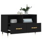 vidaXL Mobile Porta TV Nero 80x36x50 cm in Legno Multistrato vidaXL Mobile Porta TV Nero 80x36x50 cm in Legno Multistrato