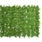Paravento da Balcone con Foglie Verdi 600x100 cm Paravento da Balcone con Foglie Verdi 600x100 cm