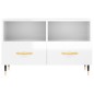 vidaXL Mobile Porta TV Bianco Lucido 80x36x50 cm in Legno Multistrato vidaXL Mobile Porta TV Bianco Lucido 80x36x50 cm in Legno Multistrato