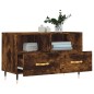 vidaXL Mobile Porta TV Rovere Fumo 80x36x50 cm in Legno Multistrato