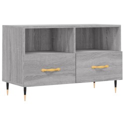 vidaXL Mobile Porta TV Grigio Sonoma 80x36x50 cm in Legno Multistrato