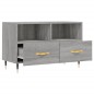 vidaXL Mobile Porta TV Grigio Sonoma 80x36x50 cm in Legno Multistrato vidaXL Mobile Porta TV Grigio Sonoma 80x36x50 cm in Legno Multistrato