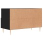 vidaXL Mobile Porta TV Nero 80x36x50 cm in Legno Multistrato vidaXL Mobile Porta TV Nero 80x36x50 cm in Legno Multistrato