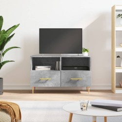 vidaXL Mobile per TV Grigio Cemento 80x36x50 cm Legno Multistrato