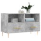 vidaXL Mobile per TV Grigio Cemento 80x36x50 cm Legno Multistrato vidaXL Mobile per TV Grigio Cemento 80x36x50 cm Legno Multistrato