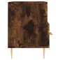 vidaXL Mobile Porta TV Rovere Fumo 80x36x50 cm in Legno Multistrato