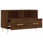 vidaXL Mobile Porta TV Rovere Marrone 80x36x50 cm in Legno Multistrato vidaXL Mobile Porta TV Rovere Marrone 80x36x50 cm in Legno Multistrato