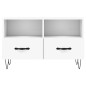 vidaXL Mobile Porta TV Bianco 80x36x50 cm in Legno Multistrato vidaXL Mobile Porta TV Bianco 80x36x50 cm in Legno Multistrato