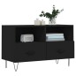 vidaXL Mobile Porta TV Nero 80x36x50 cm in Legno Multistrato vidaXL Mobile Porta TV Nero 80x36x50 cm in Legno Multistrato