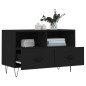 vidaXL Mobile Porta TV Nero 80x36x50 cm in Legno Multistrato vidaXL Mobile Porta TV Nero 80x36x50 cm in Legno Multistrato