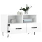 vidaXL Mobile Porta TV Bianco Lucido 80x36x50 cm in Legno Multistrato vidaXL Mobile Porta TV Bianco Lucido 80x36x50 cm in Legno Multistrato