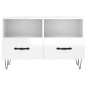 vidaXL Mobile Porta TV Bianco Lucido 80x36x50 cm in Legno Multistrato vidaXL Mobile Porta TV Bianco Lucido 80x36x50 cm in Legno Multistrato