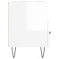 vidaXL Mobile Porta TV Bianco Lucido 80x36x50 cm in Legno Multistrato vidaXL Mobile Porta TV Bianco Lucido 80x36x50 cm in Legno Multistrato