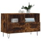vidaXL Mobile Porta TV Rovere Fumo 80x36x50 cm in Legno Multistrato vidaXL Mobile Porta TV Rovere Fumo 80x36x50 cm in Legno Multistrato