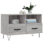 vidaXL Mobile Porta TV Grigio Sonoma 80x36x50 cm in Legno Multistrato vidaXL Mobile Porta TV Grigio Sonoma 80x36x50 cm in Legno Multistrato