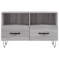 vidaXL Mobile Porta TV Grigio Sonoma 80x36x50 cm in Legno Multistrato vidaXL Mobile Porta TV Grigio Sonoma 80x36x50 cm in Legno Multistrato