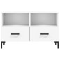 vidaXL Mobile Porta TV Bianco 80x36x50 cm in Legno Multistrato vidaXL Mobile Porta TV Bianco 80x36x50 cm in Legno Multistrato