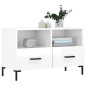 vidaXL Mobile Porta TV Bianco Lucido 80x36x50 cm in Legno Multistrato vidaXL Mobile Porta TV Bianco Lucido 80x36x50 cm in Legno Multistrato