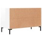 vidaXL Mobile Porta TV Bianco Lucido 80x36x50 cm in Legno Multistrato vidaXL Mobile Porta TV Bianco Lucido 80x36x50 cm in Legno Multistrato