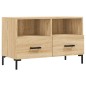 vidaXL Mobile per TV Rovere Sonoma 80x36x50 cm Legno Multistrato vidaXL Mobile per TV Rovere Sonoma 80x36x50 cm Legno Multistrato