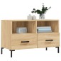 vidaXL Mobile per TV Rovere Sonoma 80x36x50 cm Legno Multistrato vidaXL Mobile per TV Rovere Sonoma 80x36x50 cm Legno Multistrato