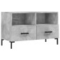 vidaXL Mobile per TV Grigio Cemento 80x36x50 cm Legno Multistrato vidaXL Mobile per TV Grigio Cemento 80x36x50 cm Legno Multistrato