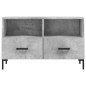 vidaXL Mobile per TV Grigio Cemento 80x36x50 cm Legno Multistrato vidaXL Mobile per TV Grigio Cemento 80x36x50 cm Legno Multistrato