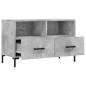 vidaXL Mobile per TV Grigio Cemento 80x36x50 cm Legno Multistrato vidaXL Mobile per TV Grigio Cemento 80x36x50 cm Legno Multistrato
