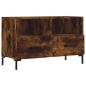 vidaXL Mobile Porta TV Rovere Fumo 80x36x50 cm in Legno Multistrato vidaXL Mobile Porta TV Rovere Fumo 80x36x50 cm in Legno Multistrato