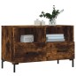 vidaXL Mobile Porta TV Rovere Fumo 80x36x50 cm in Legno Multistrato vidaXL Mobile Porta TV Rovere Fumo 80x36x50 cm in Legno Multistrato