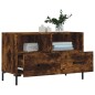 vidaXL Mobile Porta TV Rovere Fumo 80x36x50 cm in Legno Multistrato vidaXL Mobile Porta TV Rovere Fumo 80x36x50 cm in Legno Multistrato