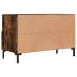 vidaXL Mobile Porta TV Rovere Fumo 80x36x50 cm in Legno Multistrato vidaXL Mobile Porta TV Rovere Fumo 80x36x50 cm in Legno Multistrato