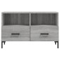 vidaXL Mobile Porta TV Grigio Sonoma 80x36x50 cm in Legno Multistrato vidaXL Mobile Porta TV Grigio Sonoma 80x36x50 cm in Legno Multistrato