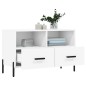 vidaXL Mobile Porta TV Bianco 80x36x50 cm in Legno Multistrato vidaXL Mobile Porta TV Bianco 80x36x50 cm in Legno Multistrato